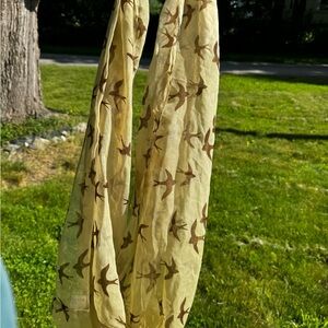 Pale Yellow / Cream Colored infinity Scarf